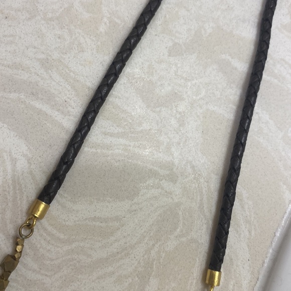 Long brown gold bronze necklace - Picture 4 of 4